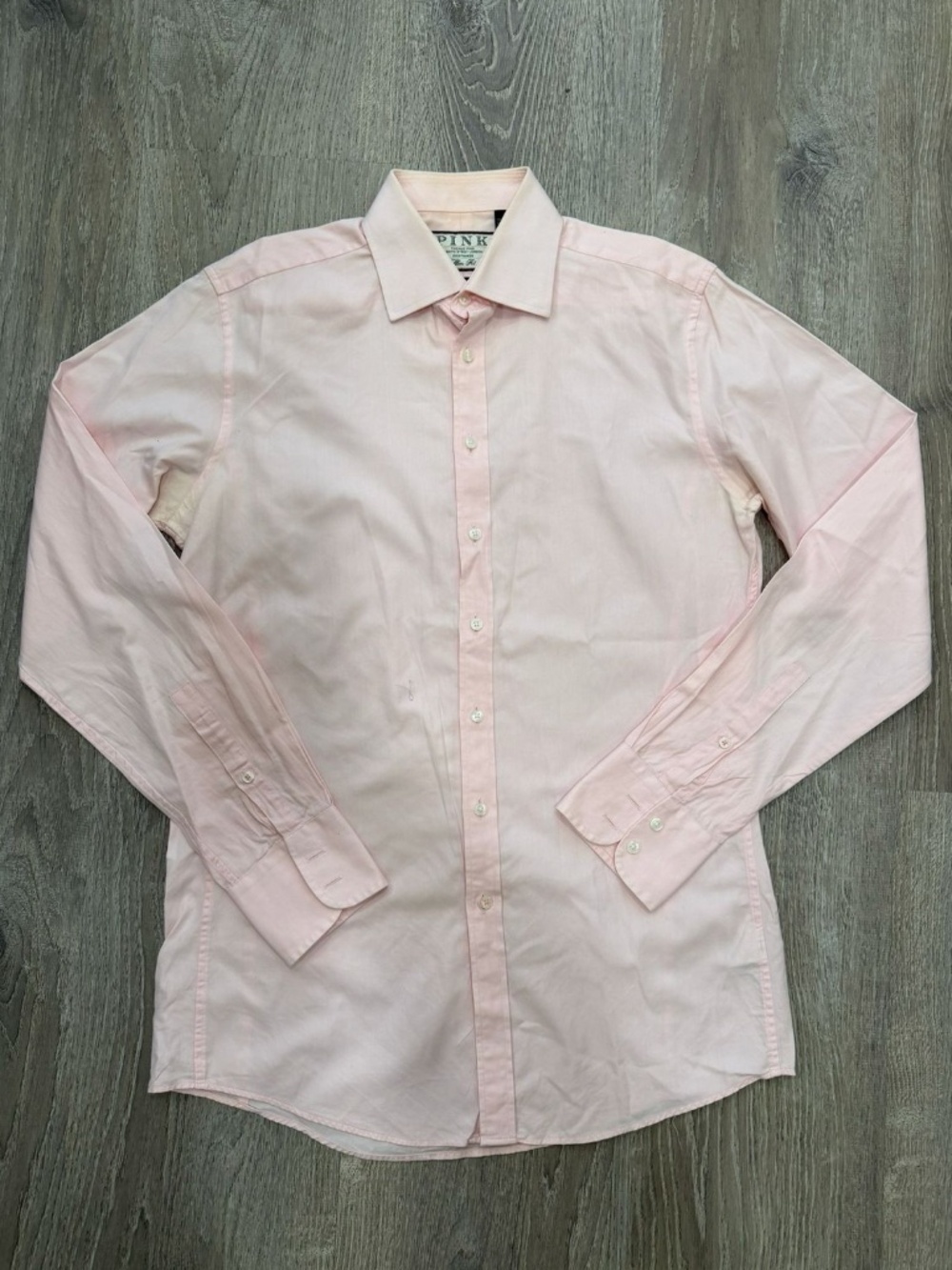 Thomas Pink London Slim Fit Sterling Dress Shirt Light Pink 15 / 35.5